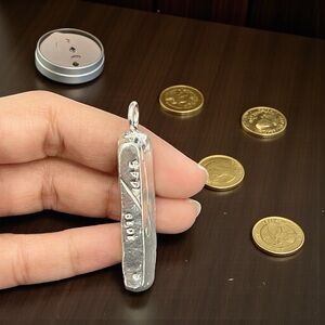ATOCHA Silver Bar Pendant